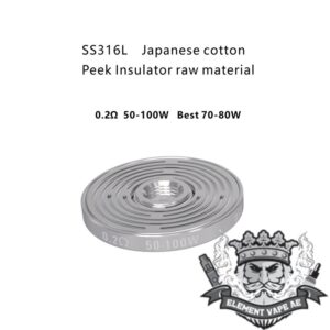 VandyVape Maze RDA Coil ss316 0.2ohm Coil