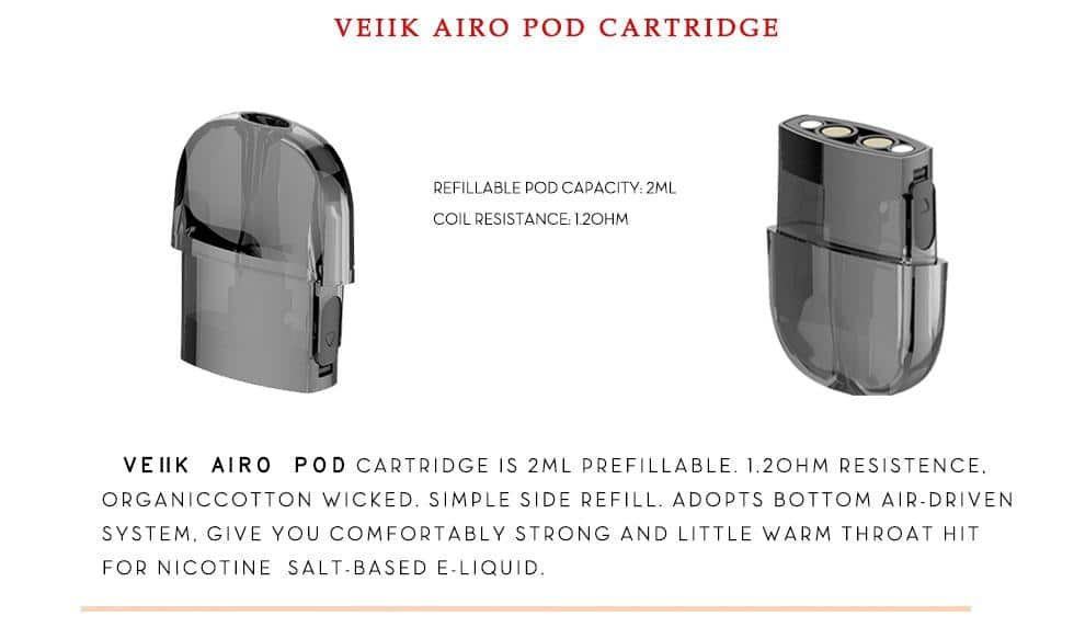 AIRO POD by VEIIK, 2ml Tank