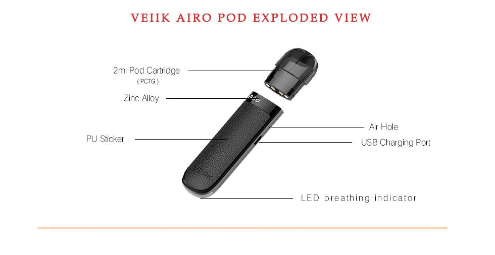 AIRO POD by VEIIK, 2ml Tank