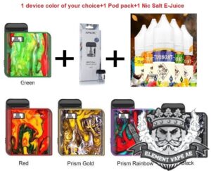 Smok MICO+Extra Pods+E Liquid