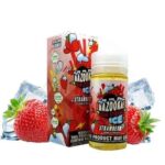 Strawberry ICE By Bazooka Sour Straws Tropical Thunder 100ml