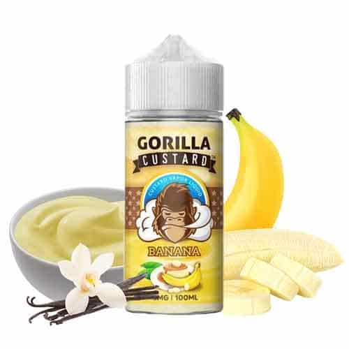 Gorilla Custard Banana By E&B, 100ml, 3mg