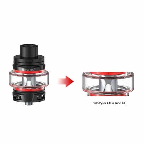 SMOK Pyrex Bulb Glass Tube for Stick V9 Max Tank 1pc/pack - الصورة 2