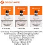 Wenax Q Pod Replacement in UAE